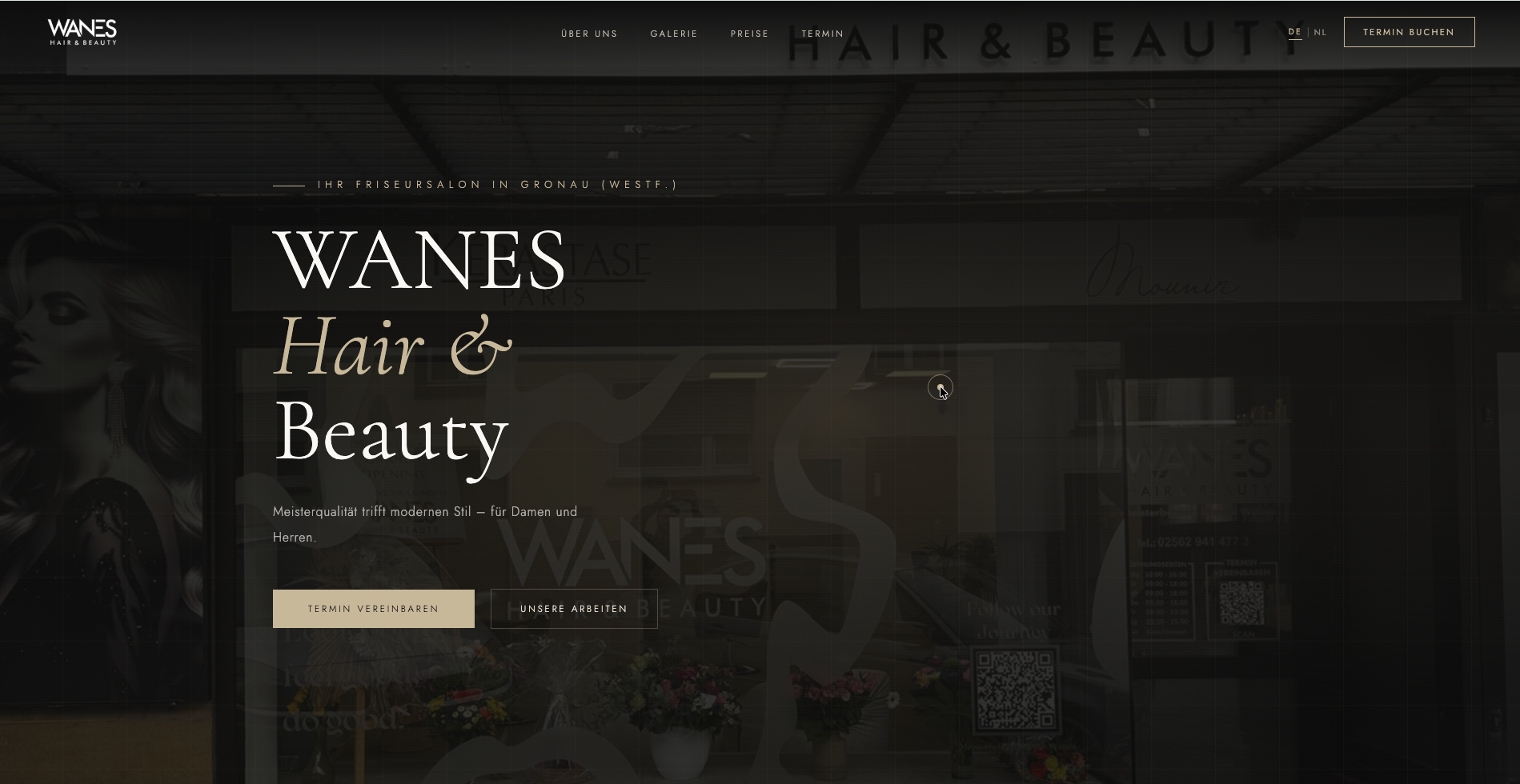 Wanes Hair & Beauty — Website